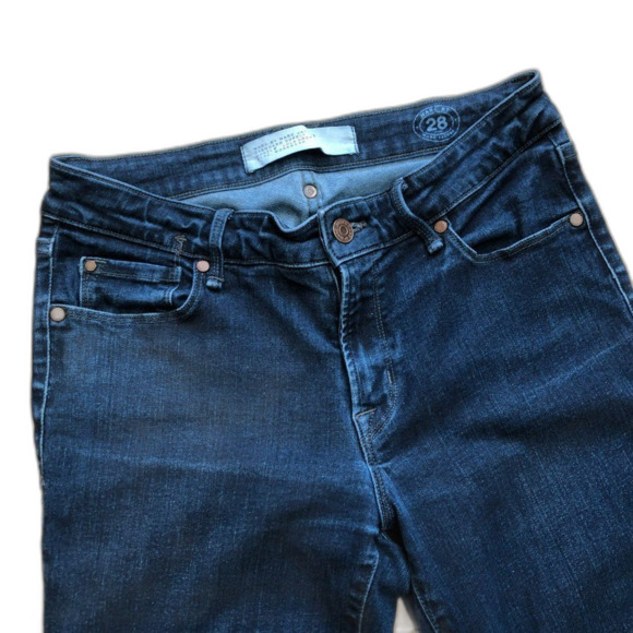 Marc by Marc Jacobs Lola Crop Skinny Jeans Size 28 Dark Wash Stretch - Picture 2 of 8